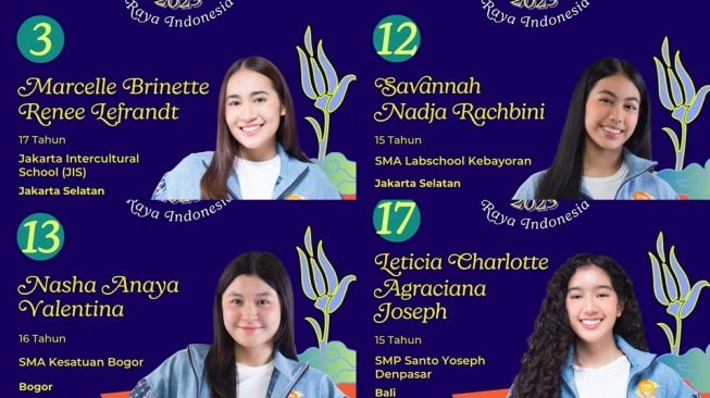 4 Anak Artis Terpilih Top 20 Gadis Sampul 2025, Ada yang Teruskan Jejak Ibu