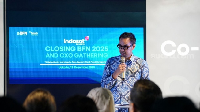 Ketua Umum BFN Firlie Ganinduto di Jakarta, Senin (16/12/2025). [Suara.com/Fakhri]