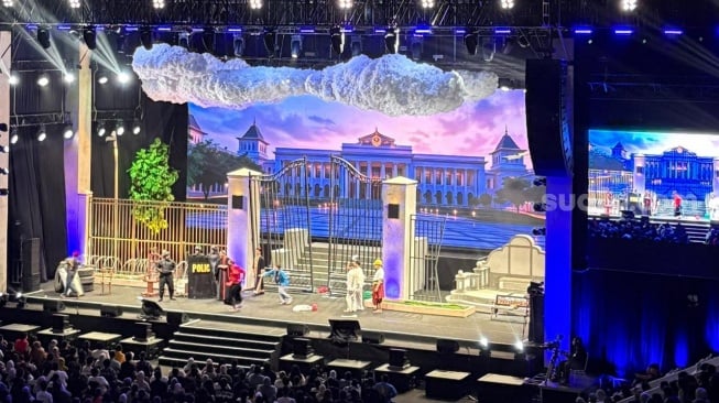 The Founder5: Unfinished Business di Istora Senayan, Jakarta Pusat pada Minggu, 14 Desember 2025 malam. [Suara.com/Tiara Rosana]