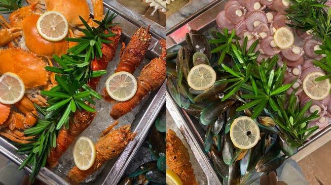 Hidangan di Lelana Biruma, festive season The 101 Yogyakarta Tugu (Dok. Dita)