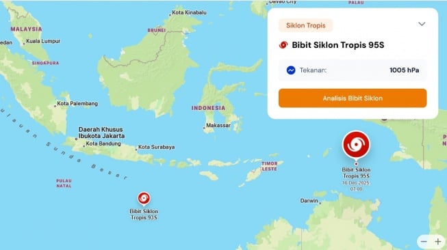 Siklon tropis di Indonesia (BMKG)