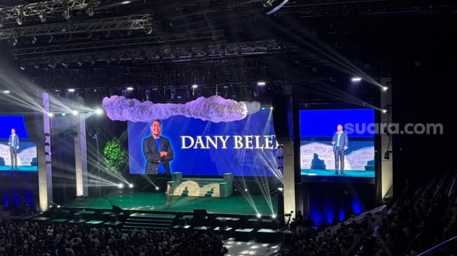 The Founder5: Unfinished Business di Istora Senayan, Jakarta Pusat pada Minggu, 14 Desember 2025 malam. [Suara.com/Tiara Rosana]