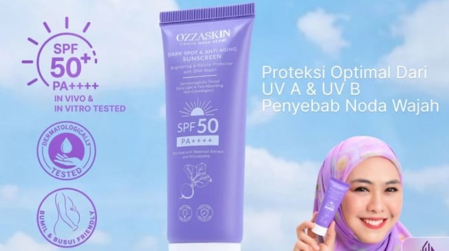 Pilihan Sunscreen untuk Anti Aging Usia 40 Tahun ke Atas. (Shopee)