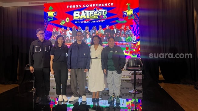 Jumpa pers festival Batfest 2025 [Suara.com/Tiara Rosana]