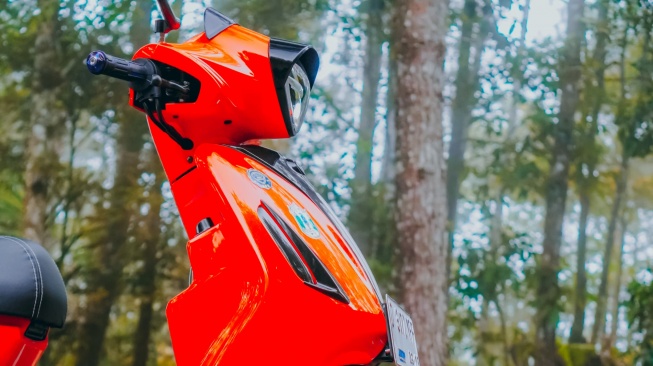 Modifikasi Yamaha Filano Bergaya Street Racing dari (FOB) Filano Owners Bandung. (Foto: FOB/Rikky Hernawan)