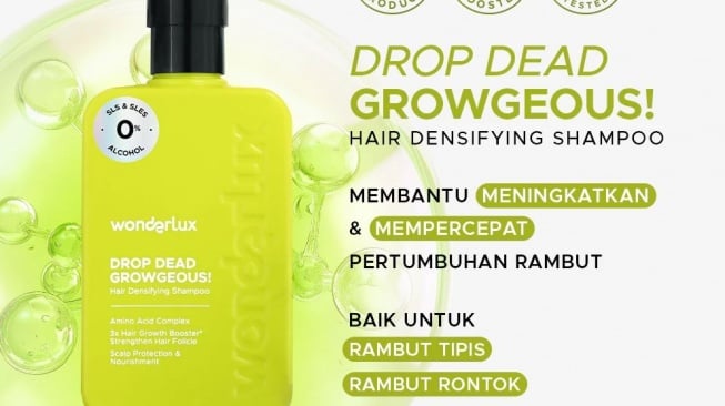 Pilihan Sampo untuk rambut tipis. (Shopee)
