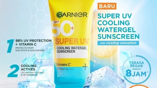Garnier Super UV Cooling Watergel Sunscreen (Shopee/Guardian Official Shop)