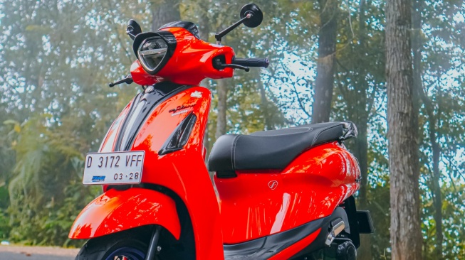 Modifikasi Yamaha Filano Bergaya Street Racing dari (FOB) Filano Owners Bandung. (Foto: FOB/Rikky Hernawan)