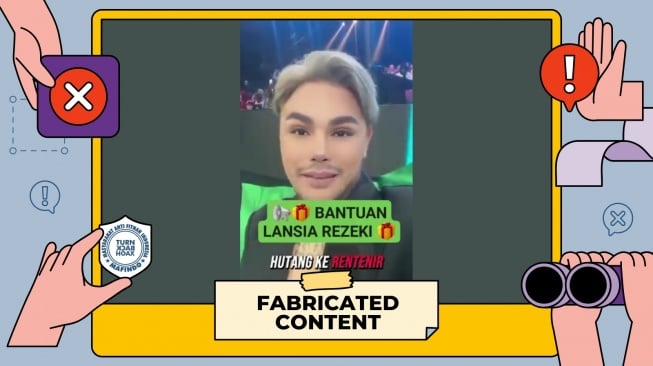 cek fakta Ivan Gunawan bagi-bagi uang