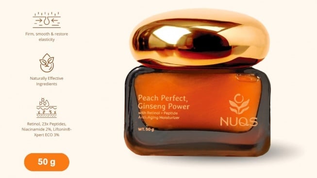 Moisturizer Peach Perfect Ginseng Power NUQS (Shopee/NUQS Official Store)