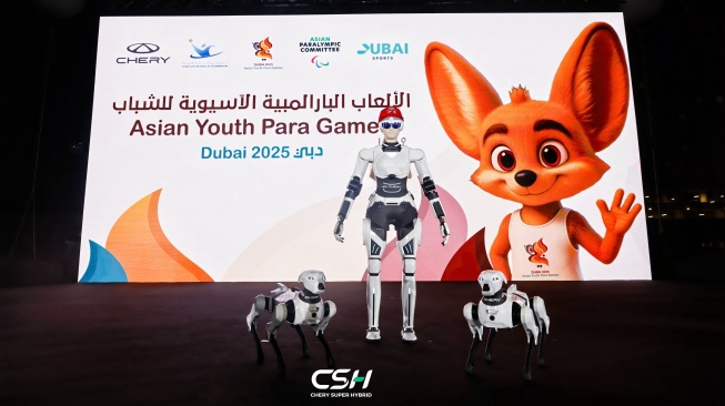 Kolaborasi Lini TIGGO & 2 Robot Cerdas AiMOGA Awali Perjuangan Para-Atlet di AYPG 2025