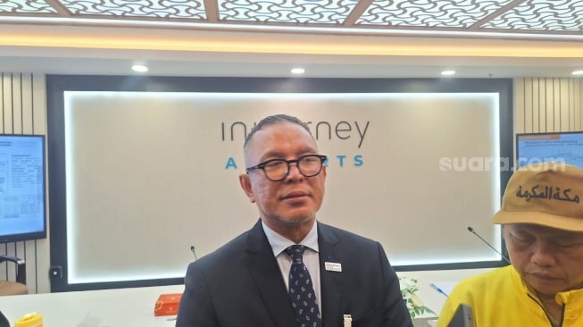 Direktur Utama InJourney Airports, Mohammad Rizal Pahlevi. [Suara.com/Achmad Fauzi].