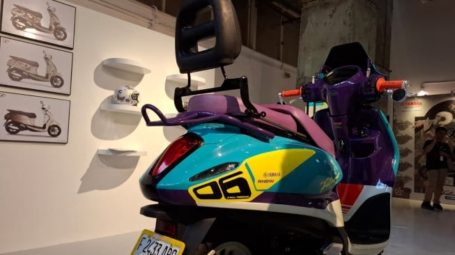 Yamaha Filano di Acara Classy Artsy Challenge yang Digelar 19-21 Desember di M Bloc Space Jakarta. (Foto: SUARA.COM/Manuel Jeghesta)