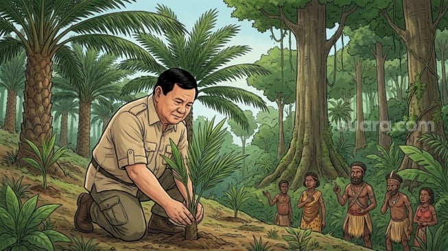 Kebun Sawit di Papua: Janji Swasembada Energi Prabowo yang Penuh Risiko?
