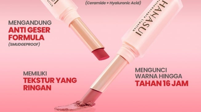 Hanasui Mattedorable Lipstick (Shopee/Hanasui Official Shop)
