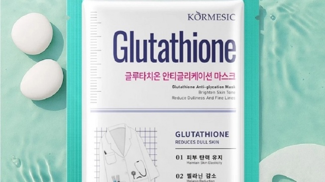 Kormesic Glutathione Radiance Sheet Mask (Shopee/Kormesic Official Store)