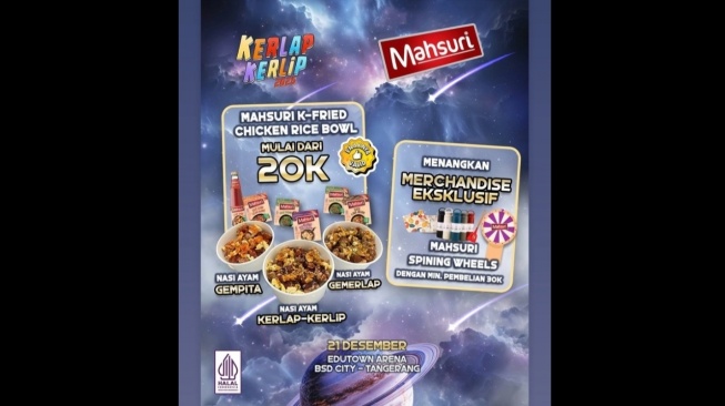 Mahsuri Dukung Kerlap Kerlip 2025, Festival Musik Seru Akhir Tahun di BSD City