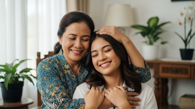 Ilustrasi Kata-Kata Hari Ibu yang Menyentuh Hati. (Google AI Studio)