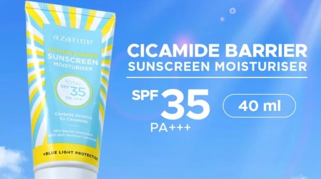 Sunscreen lokal untuk mengatasi kulit kering. (Shopee)