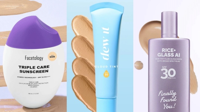 6 Rekomendasi Tinted Sunscreen Lokal untuk No Makeup Makeup Look, Praktis dan Glowing!