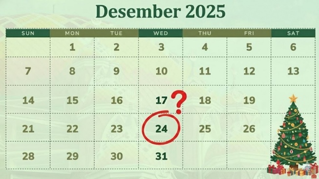 Tanggal 24 Desember 2025 Libur atau Tidak? Cek Lagi Daftar Resmi Libur Natal 2025