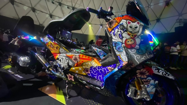 Yamaha Rev Festival 2025 sukses menyedot perhatian ribuan pengunjung di Senayan Park Jakarta pada Sabtu 20 Desember. (Foto: SUARA.COM/Manuel Jeghesta)