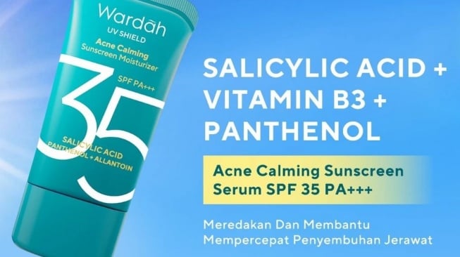 Sunscreen lokal untuk mengatasi kulit kering. (Shopee)