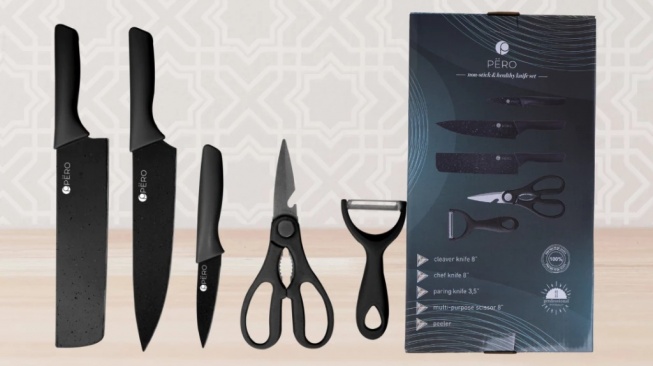 Set pisau dari Pero (Shopee/Pero Indonesia)