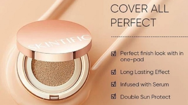 Skintific Cover All Perfect Cushion (Shopee/Beautyspot Official Shop)