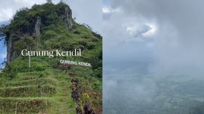 Gunung Kendil (Tangkap layar TikTok)