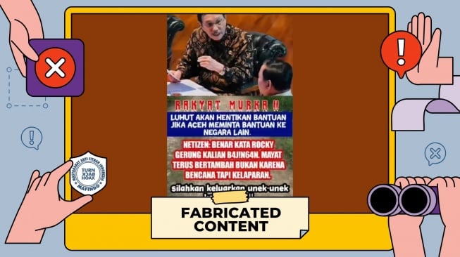 cek fakta pernyataan Luhut