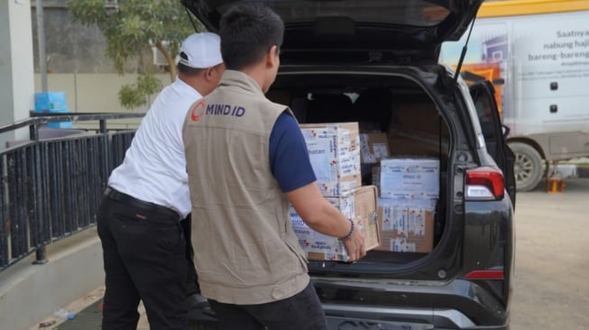 MIND ID Kirim 3 Truk Obat-obatan ke Aceh dan Sumatera untuk Jaga Kesehatan Warga Terdampak Banjir