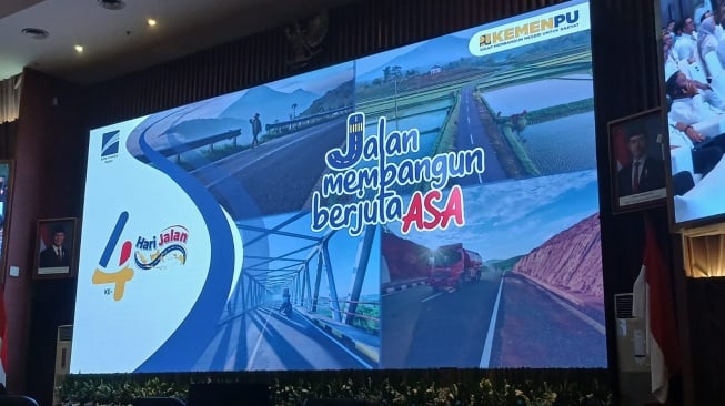 Peringatan Hari Jalan Tahun 2025 di Kementerian Pekerjaan Umum (PU) (Suara.com/Tantri Amela Iskandar)