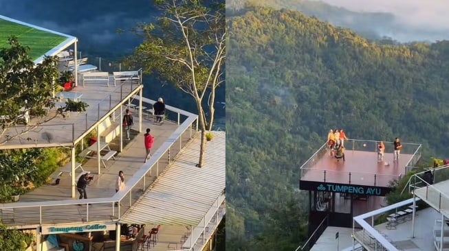 Tumpeng Menoreh (Tangkap layar TikTok)