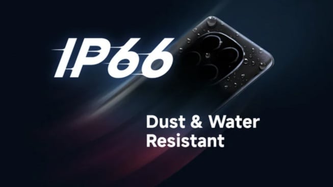 Sertifikasi IP66 pada Redmi Note 15 5G. [Gizmochina] 