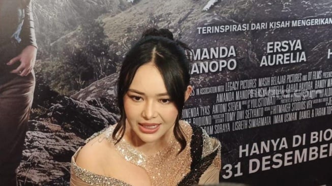 Amanda Manopo ditemui di Senayan, Jakarta Pusat pada Selasa, 23 Desember 2025. [Suara.com/Rena Pangesti]