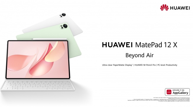Huawei MatePad 12X 2026. [Huawei Indonesia]