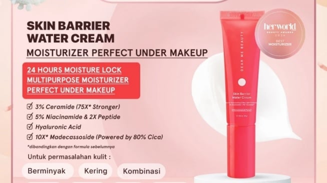 Dear Me Beauty Skin Barrier Water Cream (Shopee/Dear Me Beauty Official Shop)