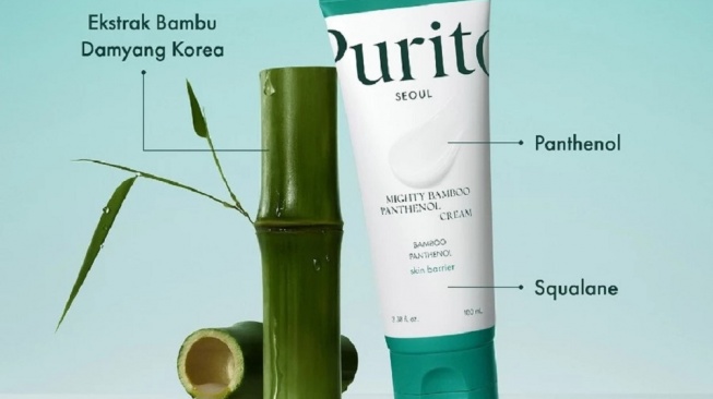 PURITO Mighty Bamboo Panthenol Cream (Shopee/Purito Indonesia Official Store)
