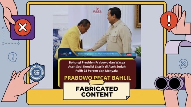 cek fakta Bahlil dipecat prabowo subianto