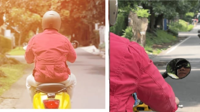 Ridwan Kamil dengan Vespa Kuning (Instagram)