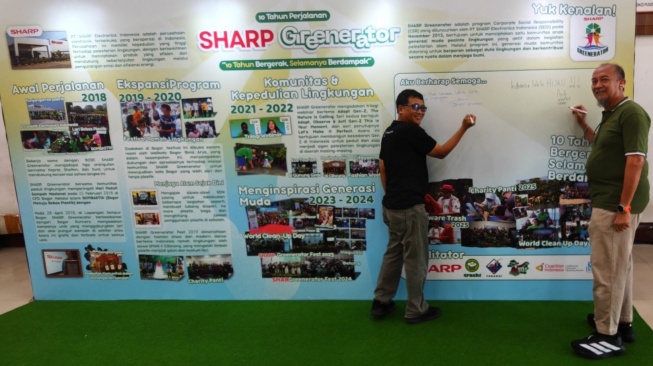 Ini Rahasia Sharp Greenerator Jadi "Motor Penggerak" Aksi Lingkungan dari Ciliwung hingga Kepulauan