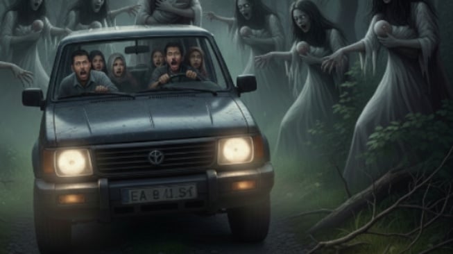 Mogok di Tanjakan Hutan Cikupa