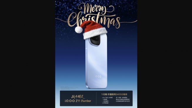 Bocoran iQOO Z11 Turbo. [Weibo]