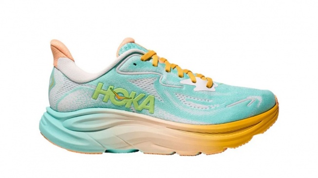 Clifton 10 Women's Running Shoes &ndash; Blue Spark/White