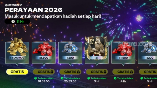 Perayaan 2026 FC Mobile. (Suara.com/ Rezza Rachmanta)
