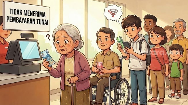 Tak Bisa Beli Roti Gegara Cuma Punya Uang Tunai: Kenapa Toko Lebih Suka Cashless?