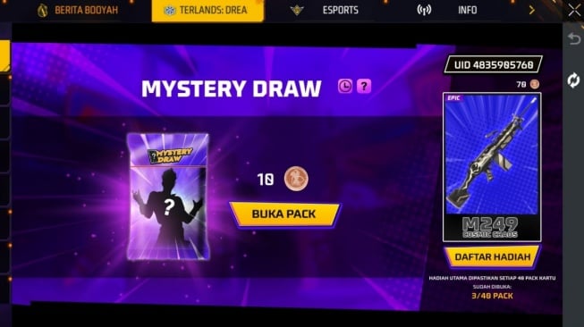 Mystery Draw Free Fire. (ist)