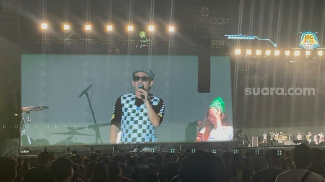 Perayaan 30 Tahun Tipe-X di Big Bang Festival 2025 pada Senin, 29 Desember 2025. [Suara.com/Rena Pangesti]
