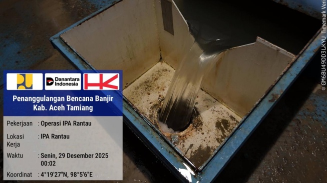 Kementerian PU Terus Tangani Layanan Air Bersih bagi Masyarakat Aceh Tamiang Pascabencana